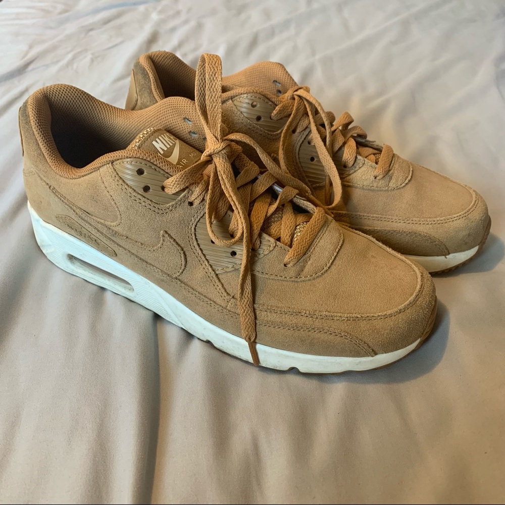 Nike Air Max 90 Ultra 2.0 Suede Tan Tennis Shoes